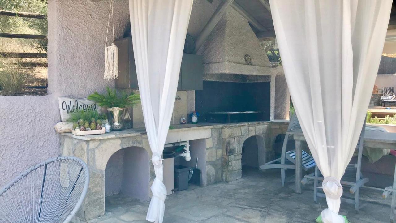 Sea View Villa In Olive Garden Nea Kallikrateia Dış mekan fotoğraf