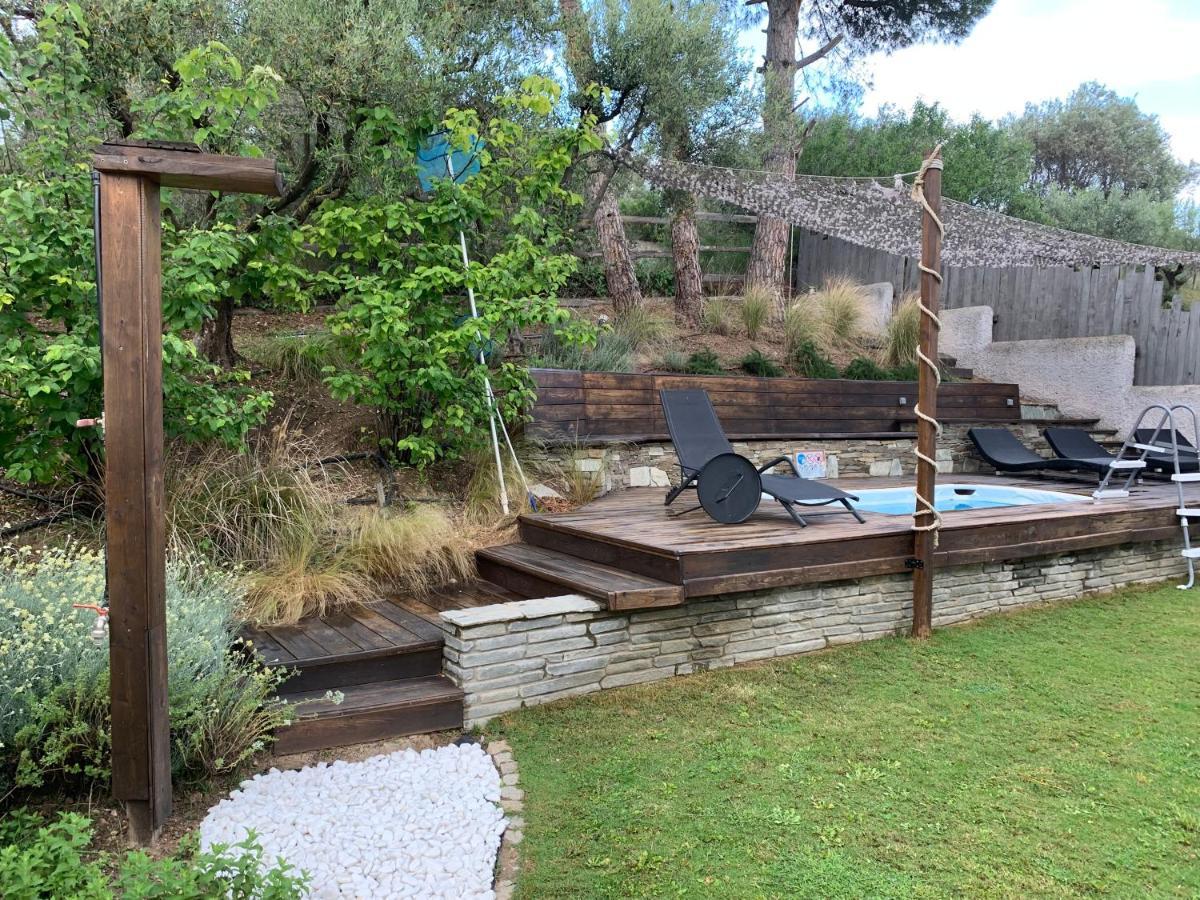 Sea View Villa In Olive Garden Nea Kallikrateia Dış mekan fotoğraf