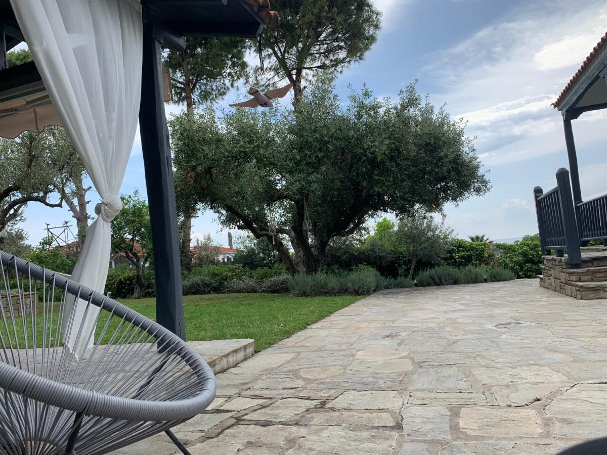 Sea View Villa In Olive Garden Nea Kallikrateia Dış mekan fotoğraf