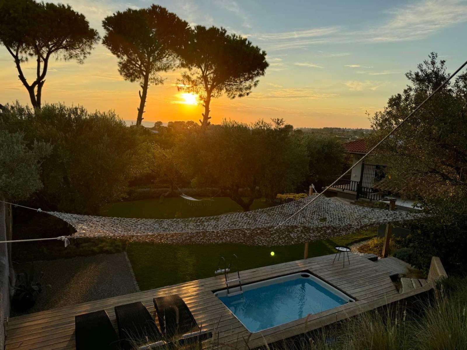 Sea View Villa In Olive Garden Nea Kallikrateia Dış mekan fotoğraf