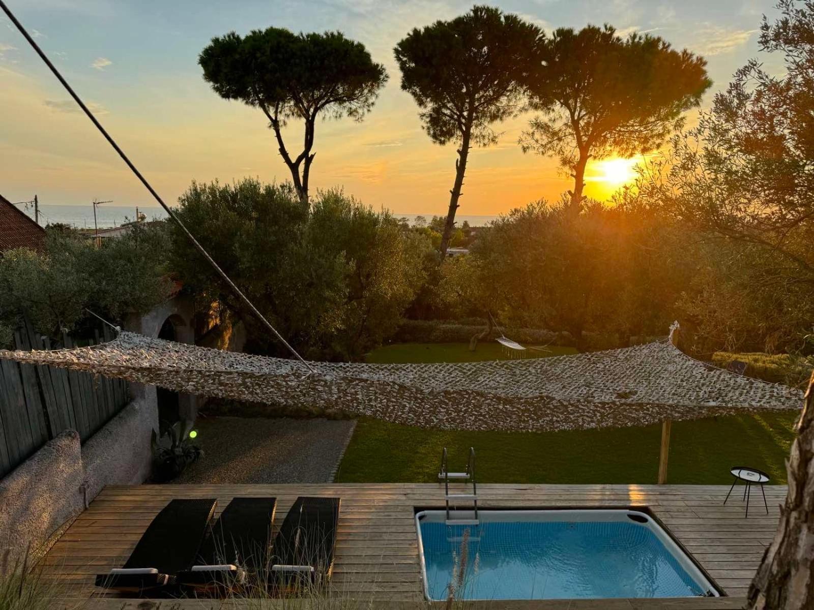 Sea View Villa In Olive Garden Nea Kallikrateia Dış mekan fotoğraf