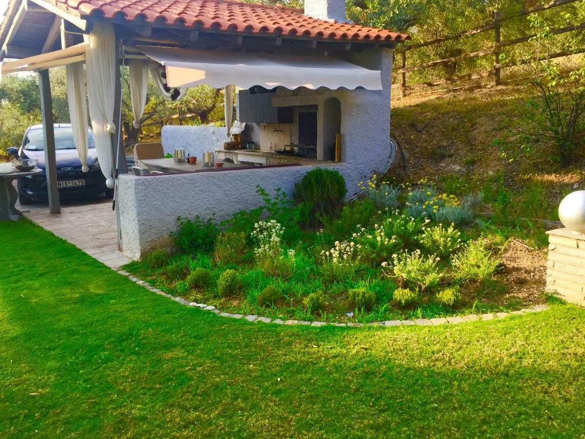 Sea View Villa In Olive Garden Nea Kallikrateia Dış mekan fotoğraf